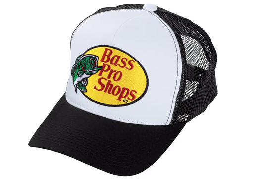 Bass Pro Shops Embroidered Logo Mesh Cap - Black