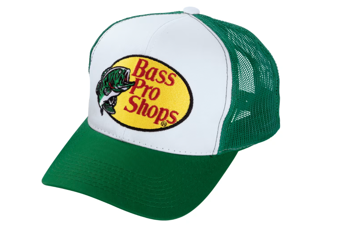 Bass Pro Shops Embroidered Logo Mesh Cap - Green